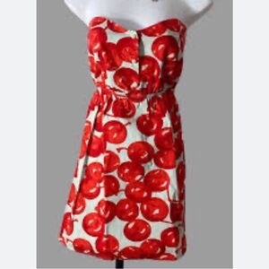 Judith March Cherry Print Strapless
Sundress O/S